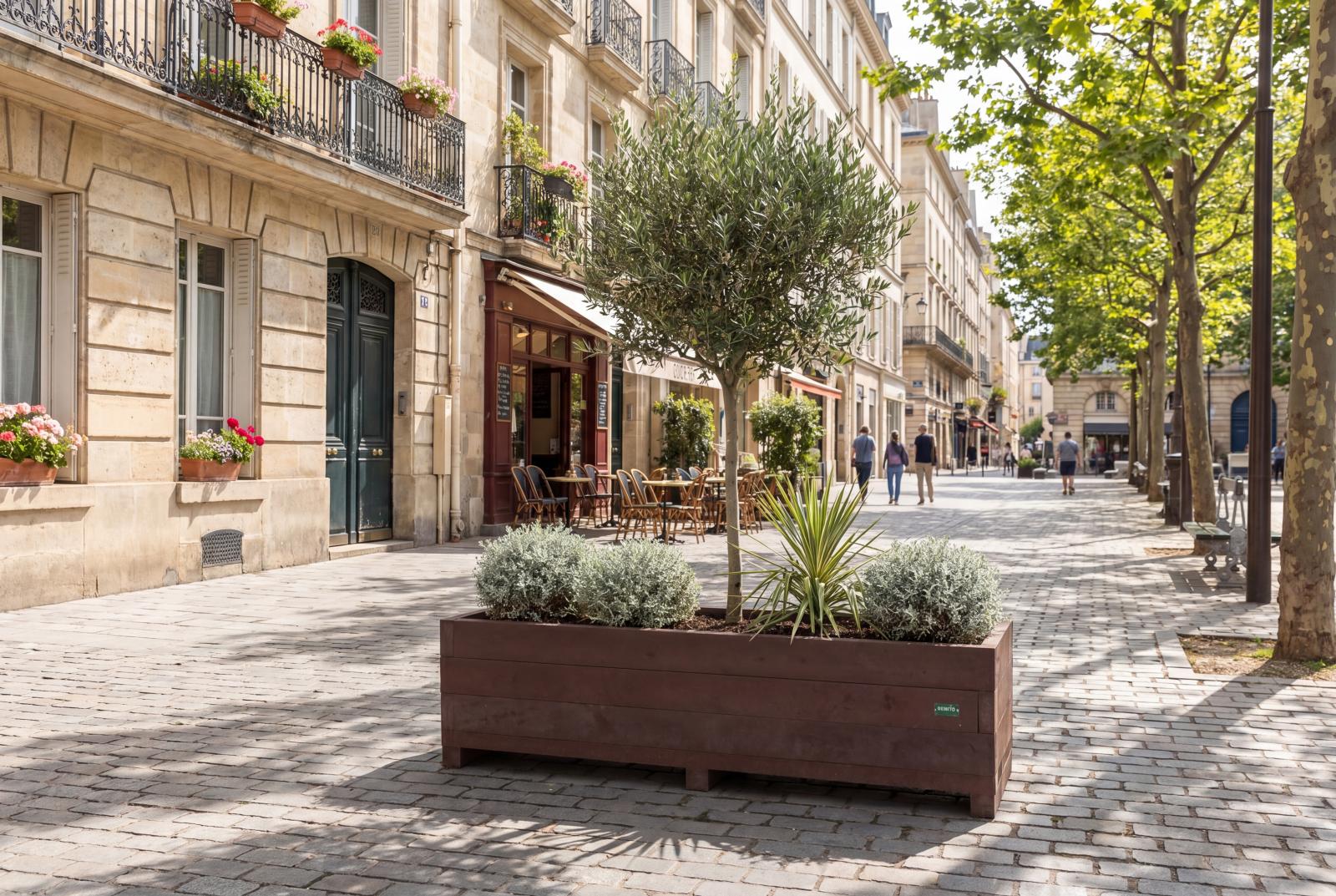 Jardinière recyclée