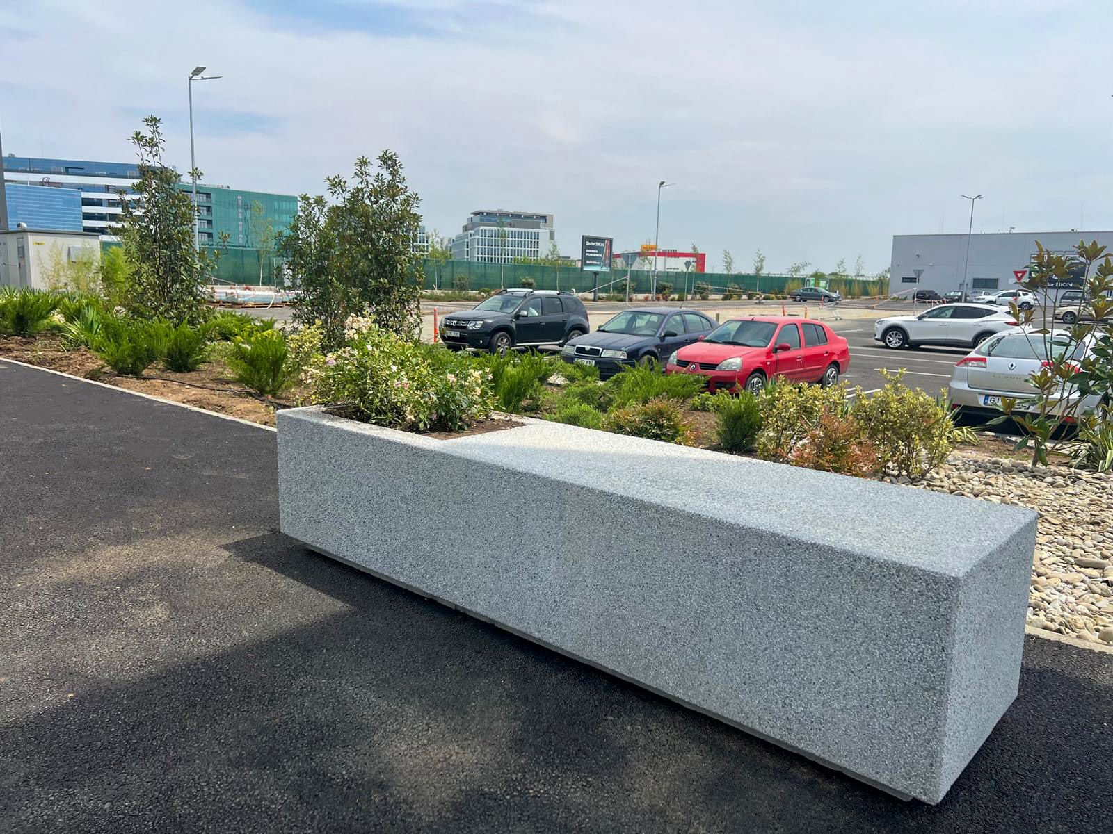 Banc jardinière Kube Lg 2000