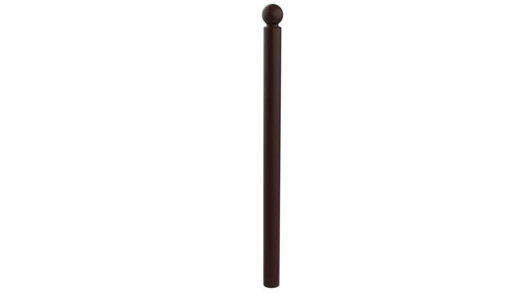 Potelet Boulogne à sceller - RAL 8017 - Brun chocolat