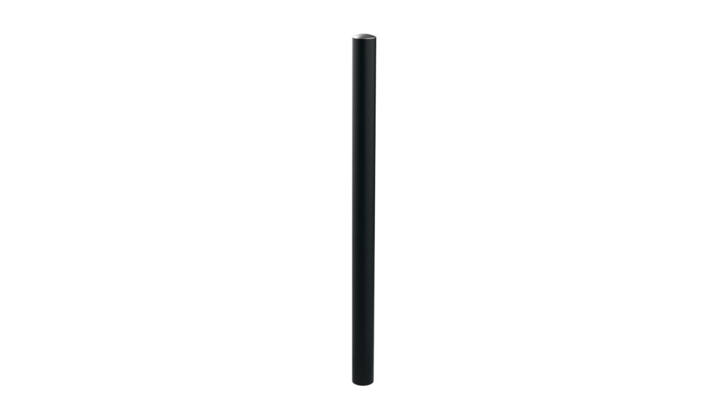 Potelet Deauville à sceller - RAL 9005 - Noir foncé