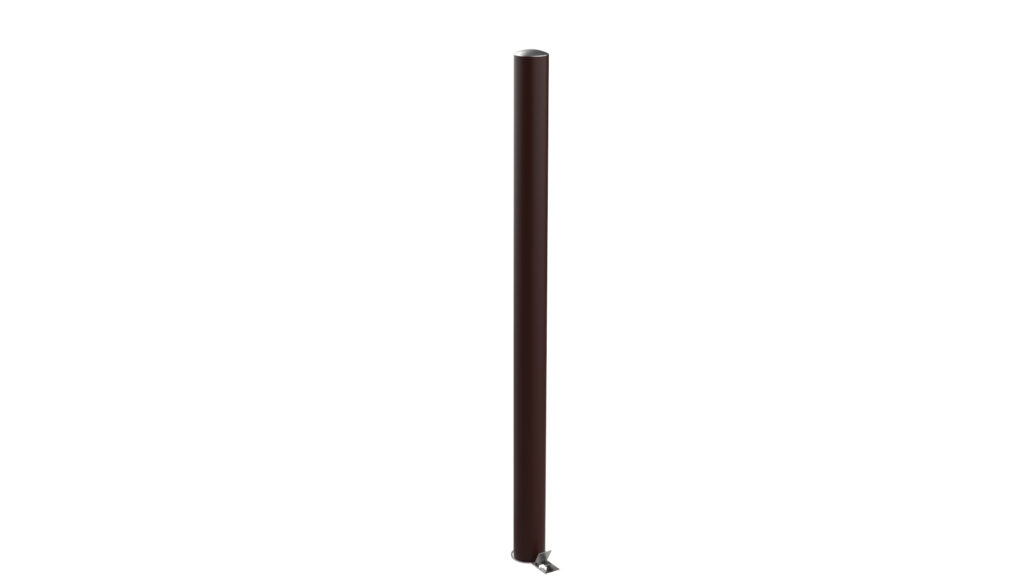 Potelet Deauville amovible- RAL 8017 - Brun chocolat