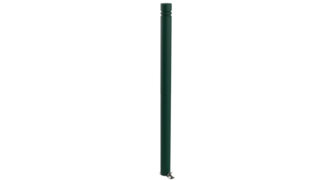 Potelet Fontainebleau amovible - RAL 6005 - Vert mousse