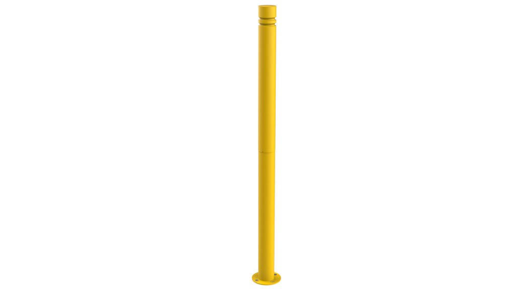 Potelet Fontainebleau sur platine - RAL 1021 - Jaune colza