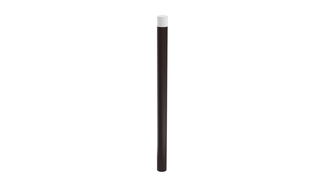 Potelet Toscane à sceller PMR - RAL 8017 - Brun chocolat