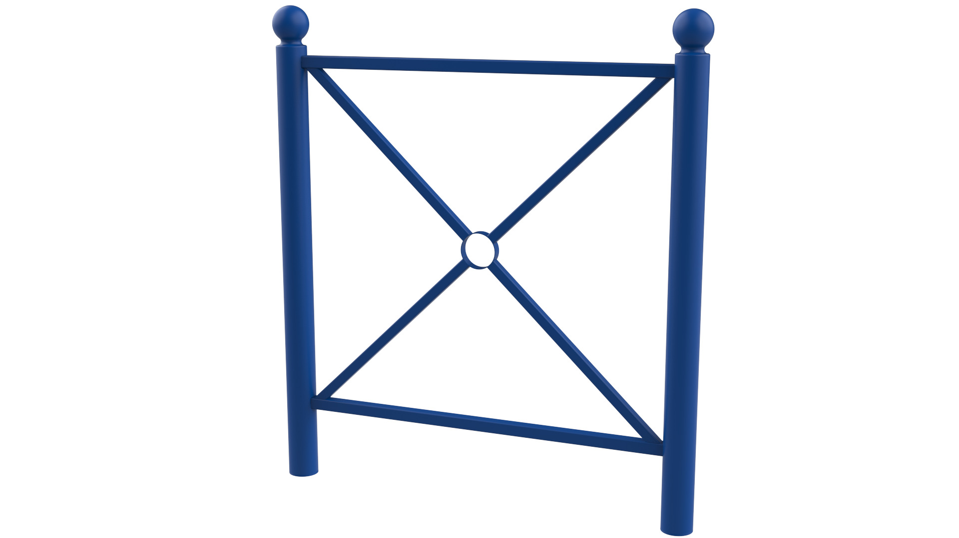 Barrière de ville 1000- 1200 Boulogne - RAL 5010 - Bleu gentiane