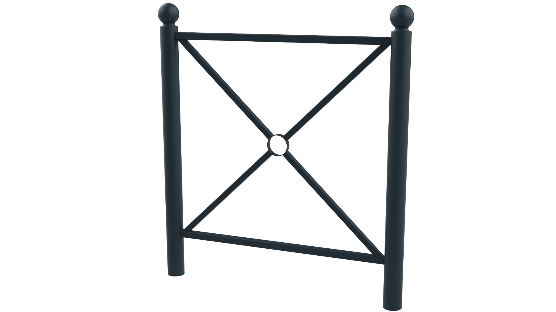 Barrière de ville 1000- 1200 Boulogne - RAL 7016 - Gris anthracite