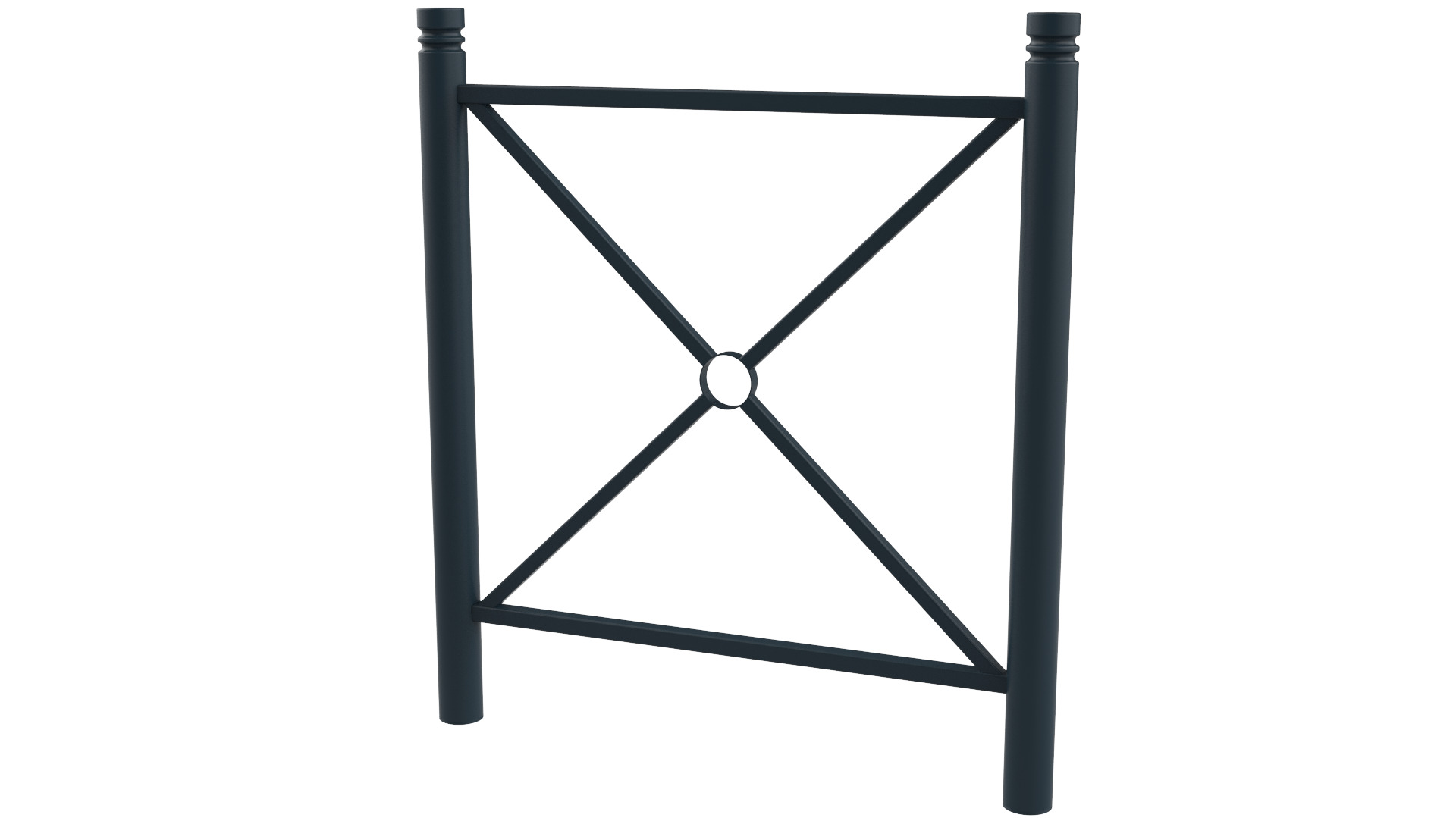 Barrière de ville 1000- 1200 Fontainebleau - RAL 7016 - Gris anthracite