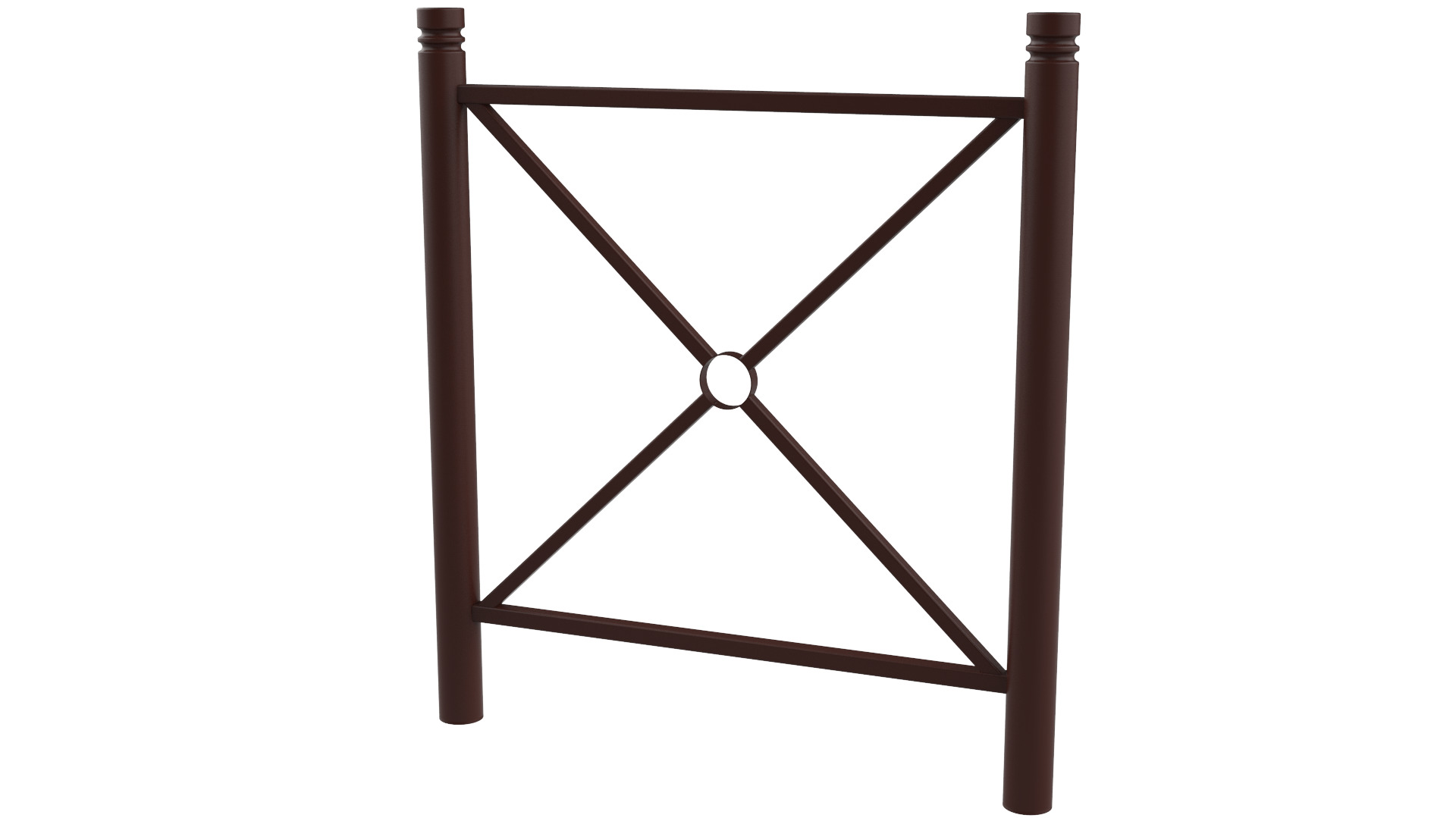 Barrière de ville 1000- 1200 Fontainebleau - RAL 8017 - Brun chocolat