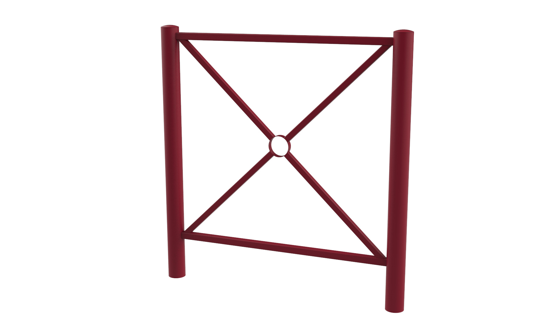 Barrière de ville 1000- 1200 Toscane - RAL 3004 - Rouge pourpre