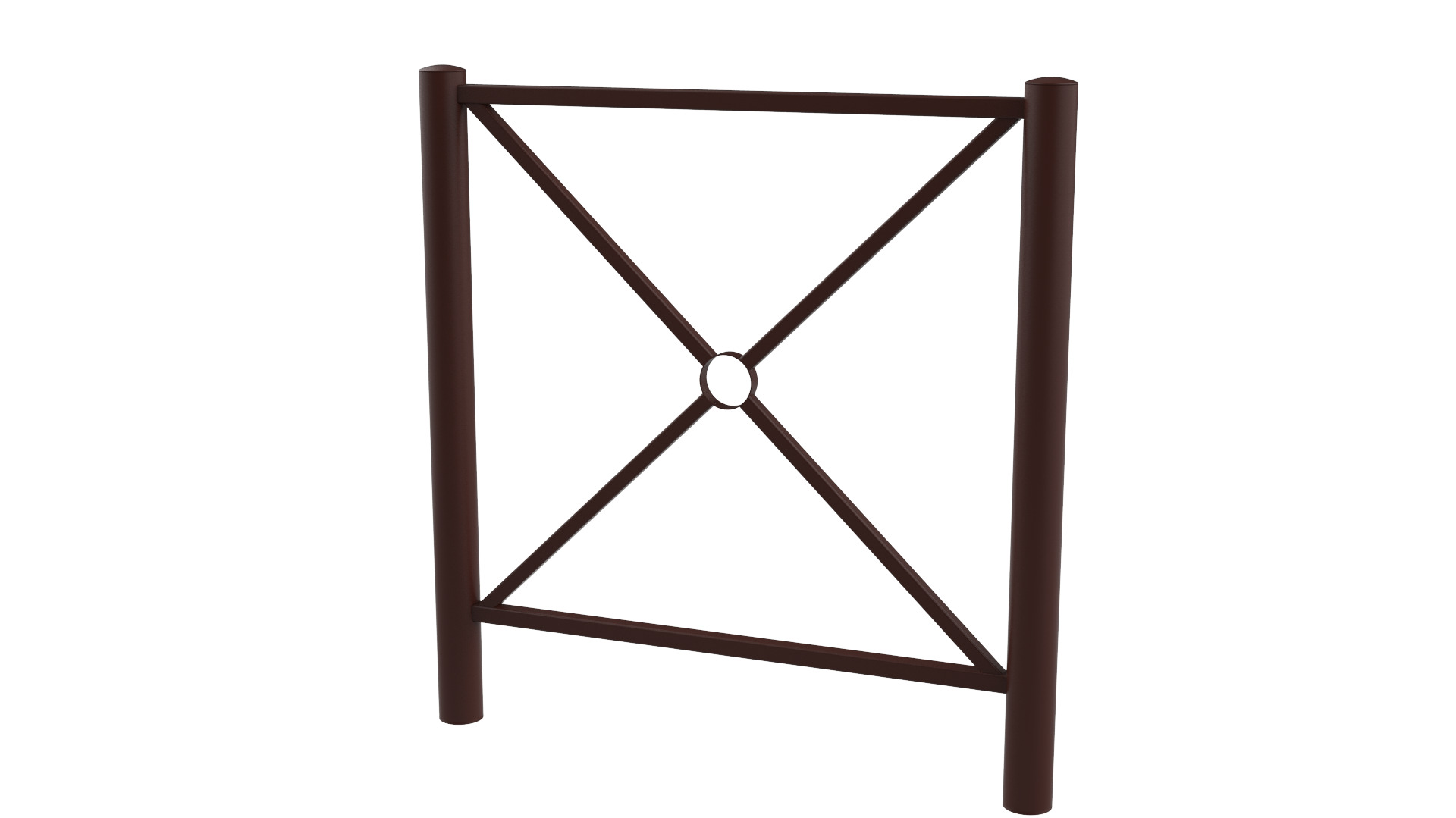 Barrière de ville 1000- 1200 Toscane - RAL 8017 - Brun chocolat