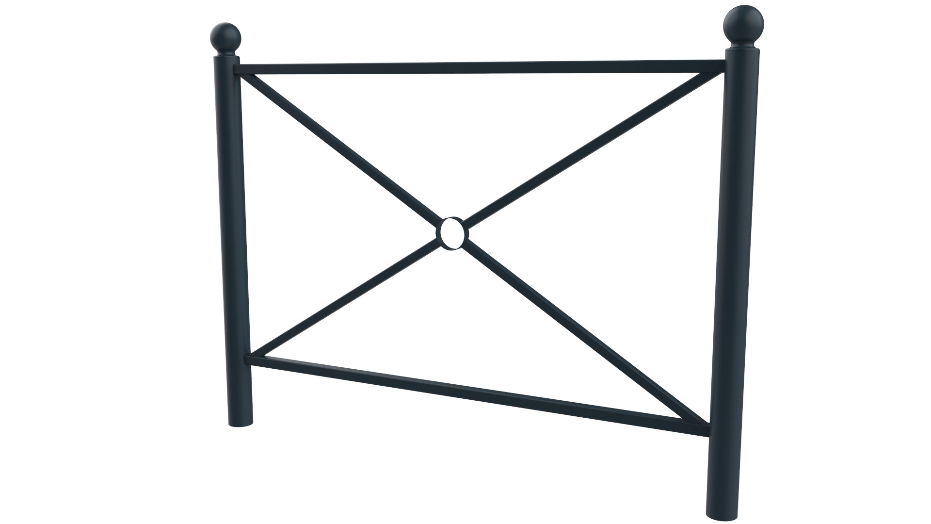 Barrière de ville 1500- 1200 Boulogne - RAL 7016 - Gris anthracite