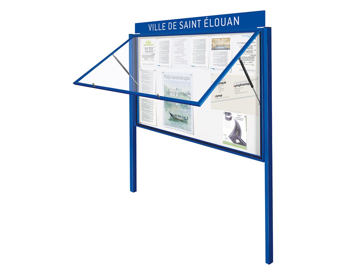 Vitrine Classique sur poteaux